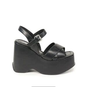 Black Platform Sandals